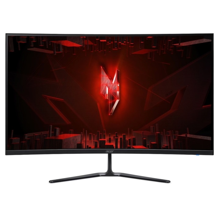 Монитор Acer Nitro ED320QRS3biipx, 31.5" Curved 1500R, QHD (2560x1440) VA 144Hz, FreeSync, 1ms(VRB), 3000:1, 250nits, 2xHDMI(2.1), DP, Audio out, HDR10, Speakers, BluelightShield, Tilt, Black UM.JE0EE.013