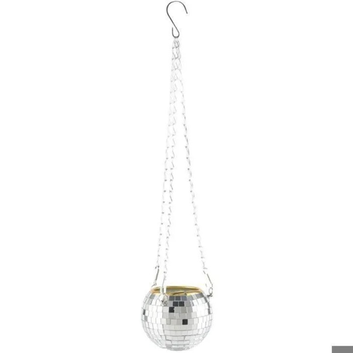 Саксия за градина HERUSI JardiniRes Boule Disco, висяща, от многоцветна връв