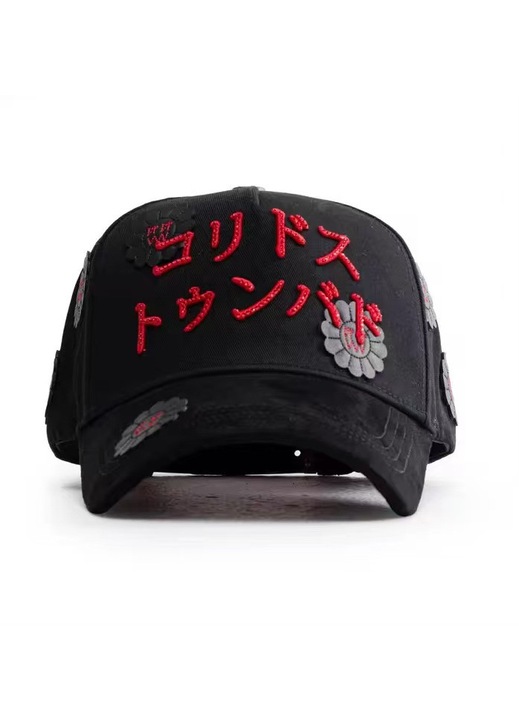 HERUSI baseball sapka, állítható hip-hop stílusú, strasszos hímzéssel, unisex
