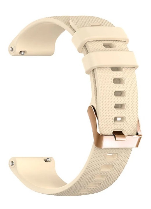 Каишка за часовник HERUSI 18mm квадратен модел черна съвместима с Garmin Venu 2S Vivoactive 4S 3S