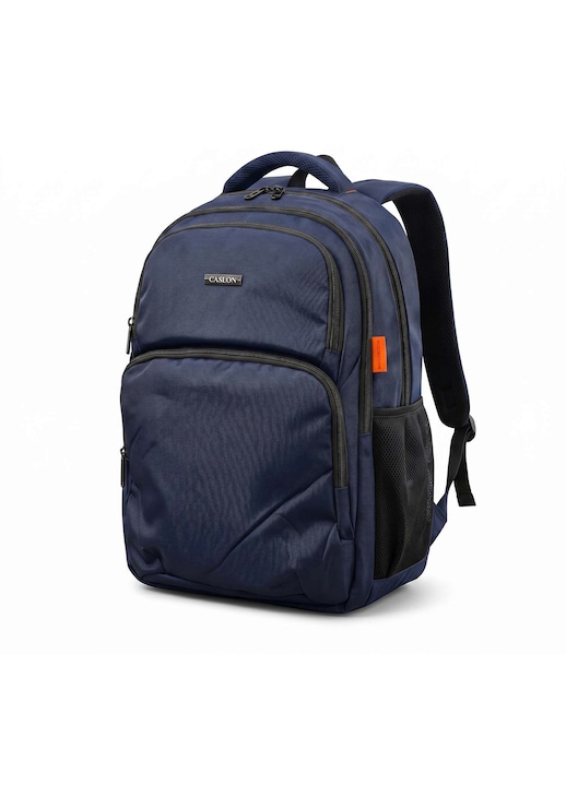 Rucsac multifunctional, Ghiozdan voiaj, 4 Comapartimete, Pentru Calatorii/ Business si Scoala, Dimensiune 48x32x16 cm, Comapartimet laptop, Sistem agatare pe troler, Impermeabil, Albastru royal, 5017, CASLON ®