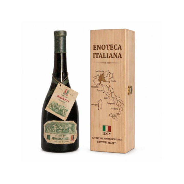 VIN VINOTECA 1963 - Il Vino Del Monsignore, Fratelli Bigatti, 0.75L, Italia