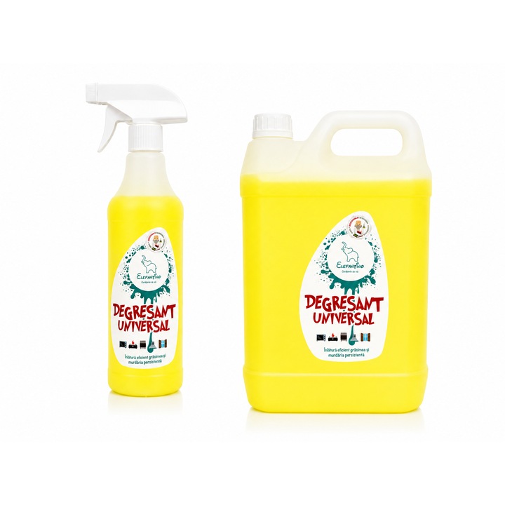 Promo Csomag Elefantino Univerzális Zsíroldó 5L és Elefantino Univerzális Zsíroldó Spray 750ml