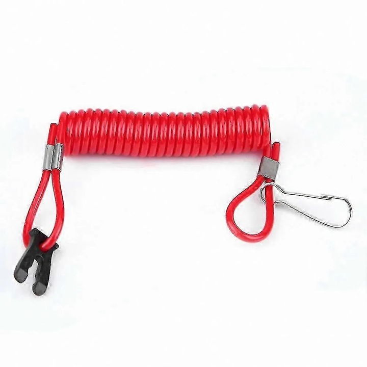 Zsinór csónakmotorhoz, piros, ABS, 25g