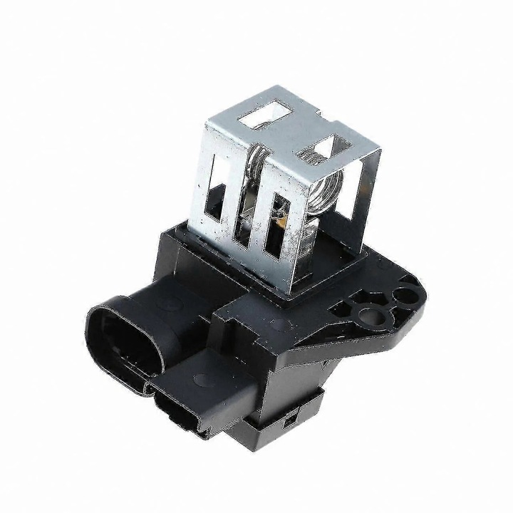 Rezistor releu, plastic metal, argintiu negru, dimensiuni standard