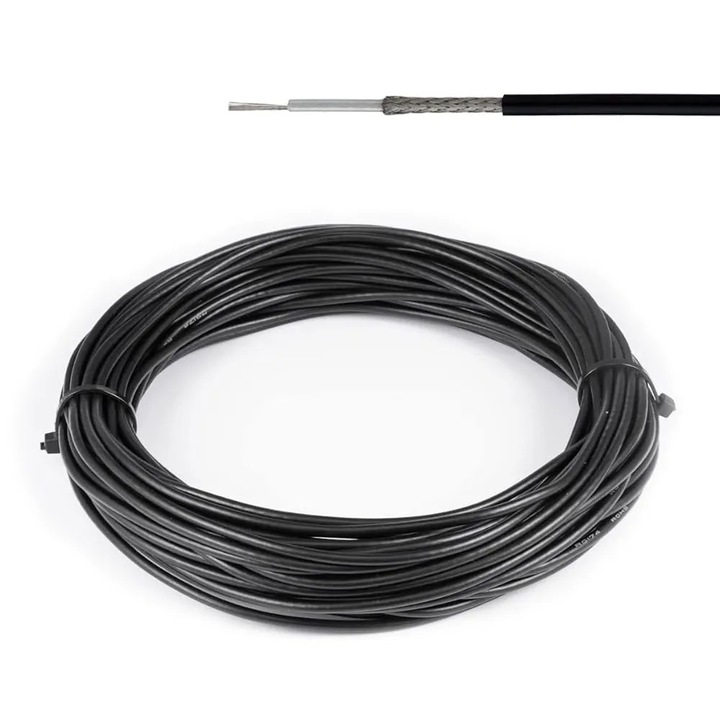 RG174-U Koaxiális Kábel 50 Ohm Rugalmas RF Antennákhoz - 1 Méter