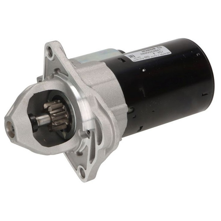 Elektromotor Bosch 12V, 1,1kW, kompatibilis Mercedes C (W204), Chevrolet Aveo, Opel Astra modellekkel, hossza 199mm
