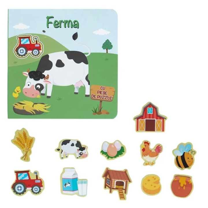 Farm Animals Puzzle Book