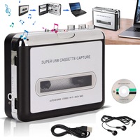 Casetofon retro, Convertor caseta in MP3, Player MP3. Compatibil cu Windows XP/Win7/Win10/Win11.inregistrare de inalta calitate.Conectati si utilizati.portabil, Pentru divertisment, calatorii, exercitii usoare si relaxare.Cu CD, cablu USB, casti