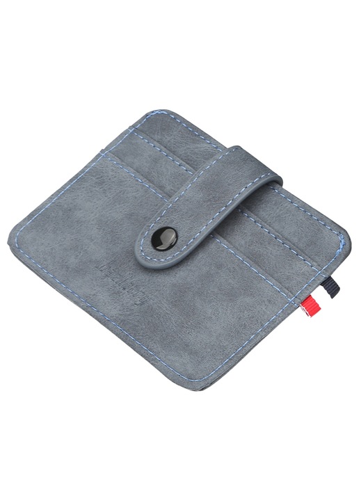 Portofel barbati HERUSI albastru 11.8x0.3x8.5cm cu 6 sloturi card