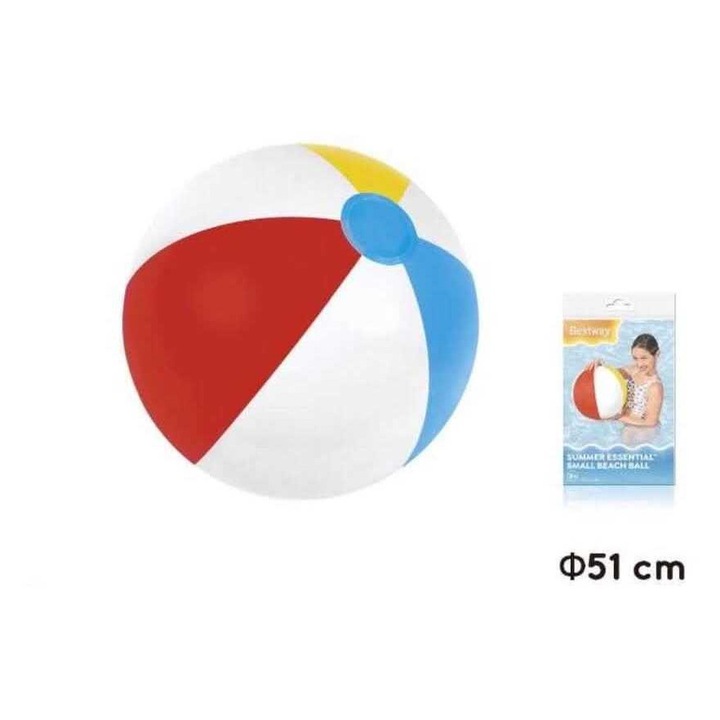 Bestway Summer Essentials felfújható klasszikus színes strandlabda vízi játék 51 cm Bestway
