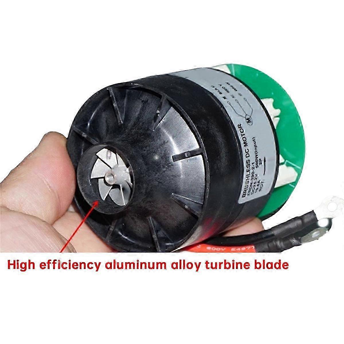 Motor fara perii trifazat 25.2V 500W 120000rpm aluminiu 56mm