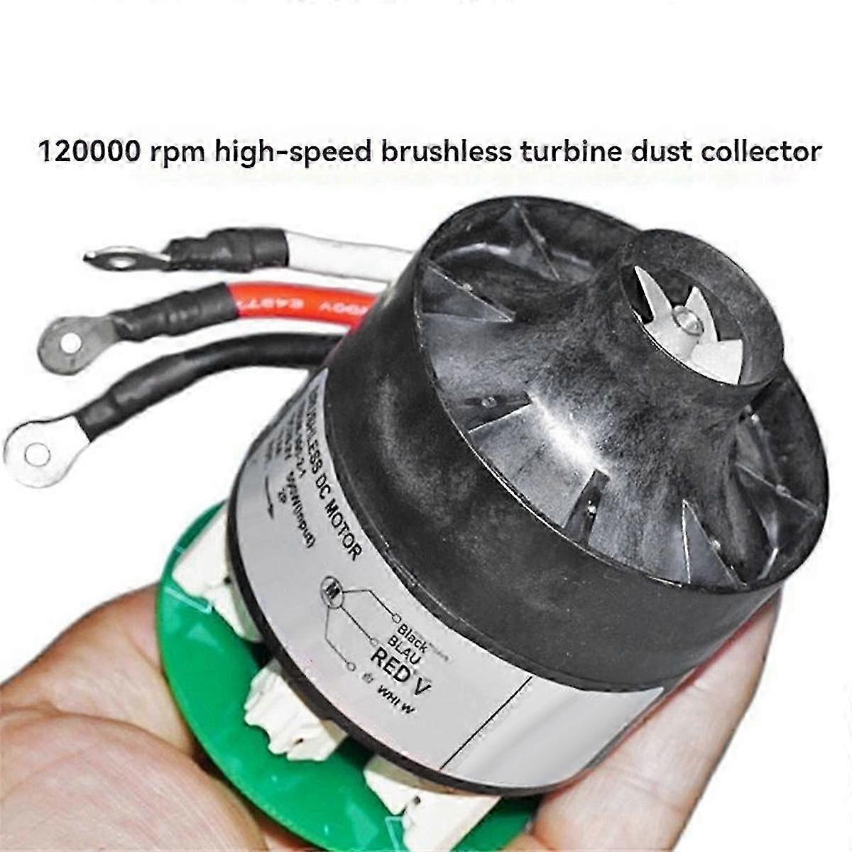 Motor fara perii trifazat 25.2V 500W 120000rpm aluminiu 56mm
