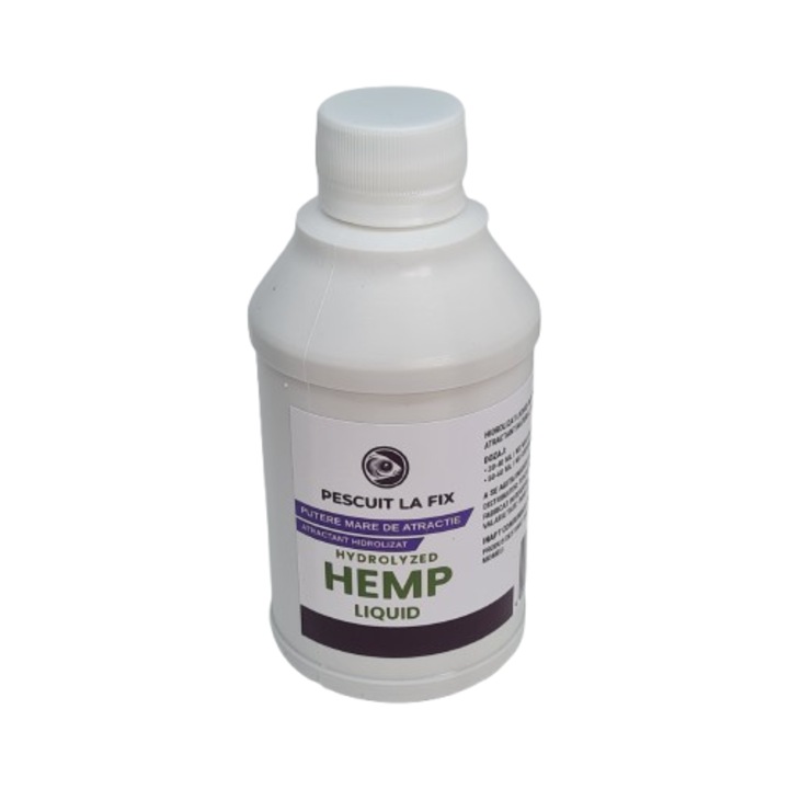 Hidrolizat Lichid Integral de Canepa, Pescuit La Fix, Hidrolizált Kender Folyadék, Ponty Adalék és Attraktáns, 250g