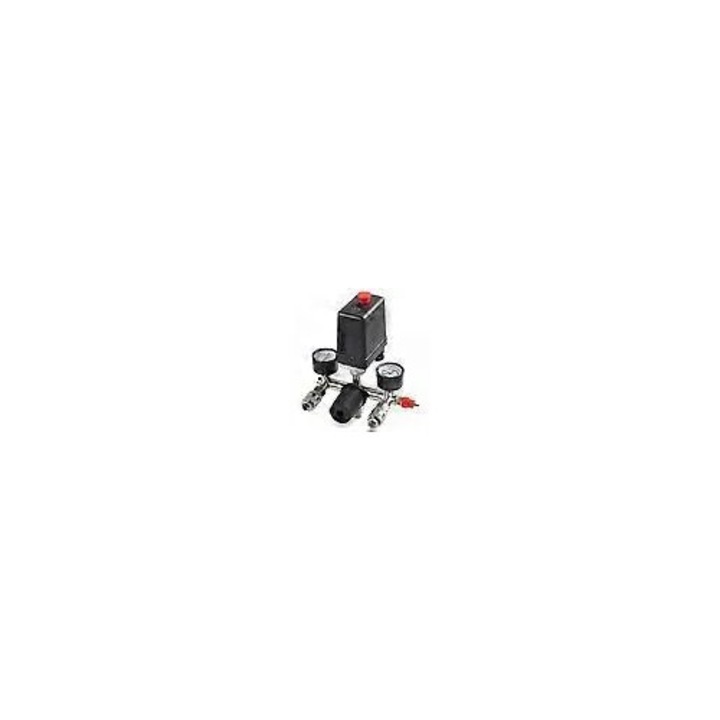 Regulator presiune compresor 20.67mm, 2 manometre, 8 bar, 240V 16A