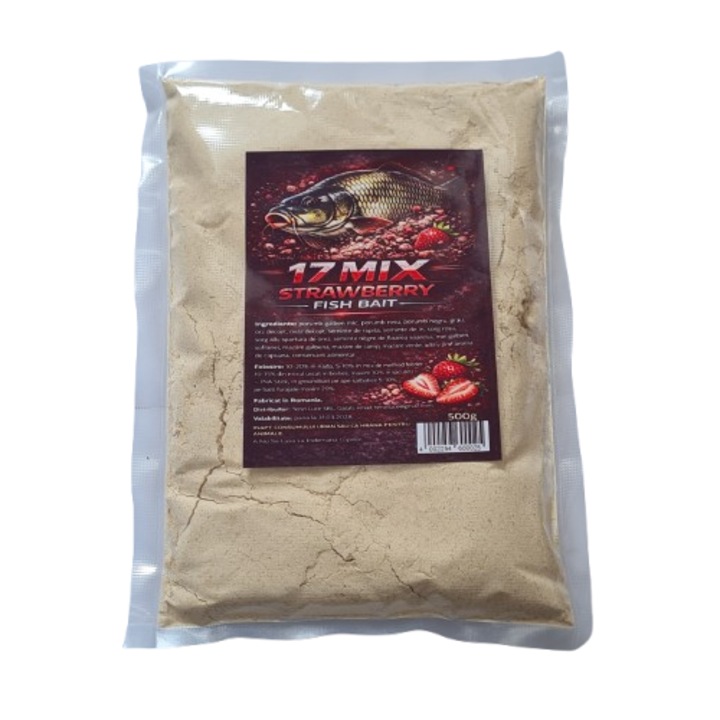 17 Mix Eper, Földieper, Fix Horgászat, Por Adalék és Attraktáns Pontyhoz, Feederhez és Etetőanyaghoz, 500g