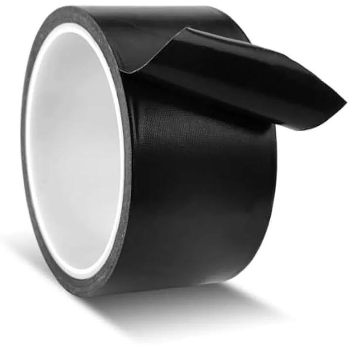 Banda adeziva Teflon 50x1000mm neagra rezistenta la temperaturi inalte