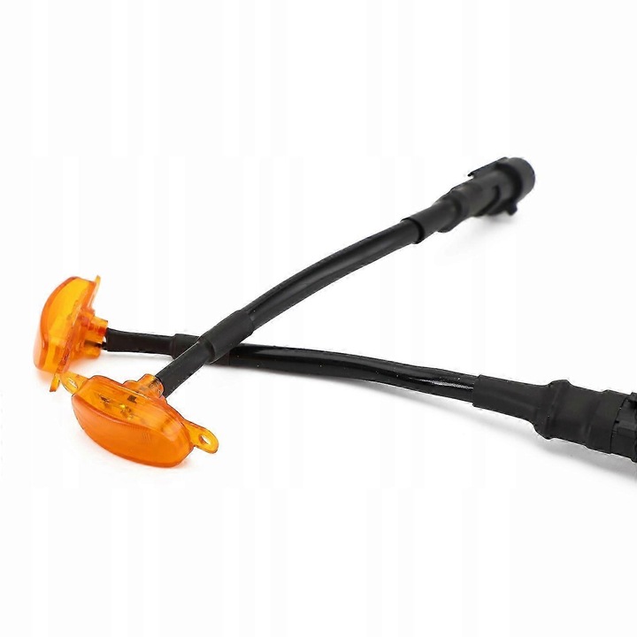 Set 3 lampi LED ambre pentru grila fata Ford F-150, ABS, 30x10x5cm