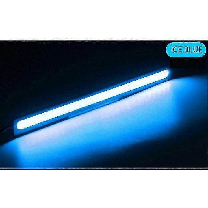 Set 2 LED lumini auto zi 17.4x1.5x0.5cm multicolor universal