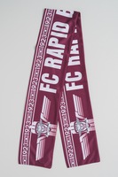 FC Rapid 1923, Esarfa FC Rapid imprimeu sine, Alb, Visiniu