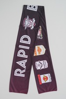 FC Rapid 1923, Esarfa embleme mari centenar, Alb, Visiniu