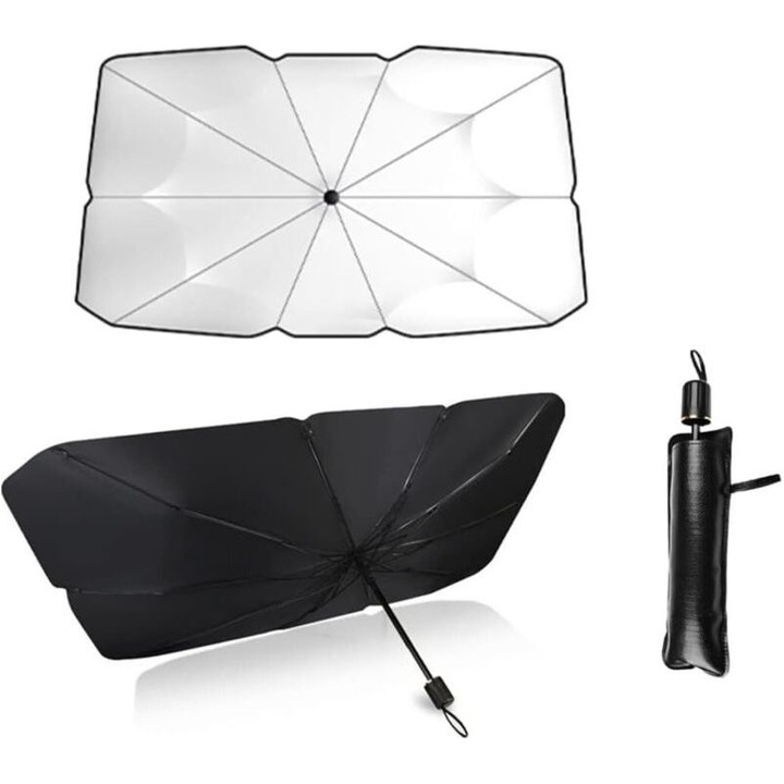 Összecsukható autó napellenző szélvédőre 140x79cm UV blokkolás 99.9%