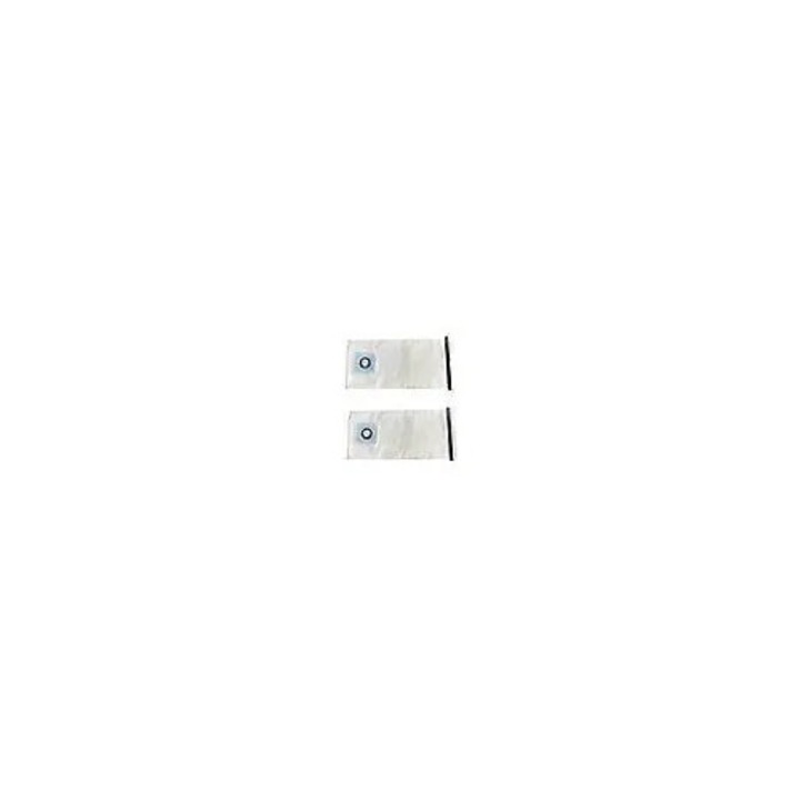 Set 2 saci de praf reutilizabili, material textil, pentru aspiratoare, culoare alba, dimensiuni standard