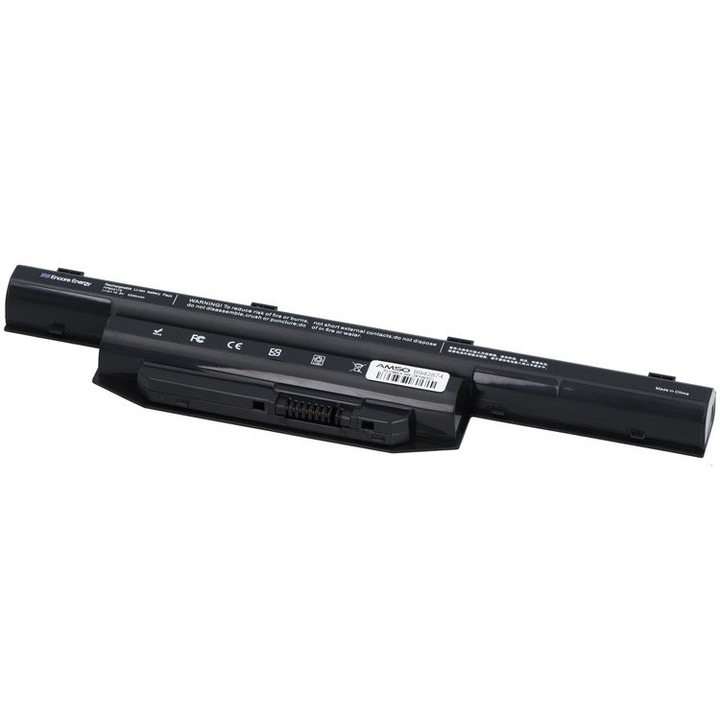 Encore Energy laptop akkumulátor Fujitsu LifeBook E733, E734, E736, E744, E753, E754, E756 modellekhez, 56Wh, 10.8V, 5200mAh, helyettesíti az FPB0311S, FPB0301S, FPB0297S, FPB0298S, FPB0313S, FPB0317S, FPB0319S, FMVNBP227, FMVNBP228, FMVNBP229, FMVNBP237