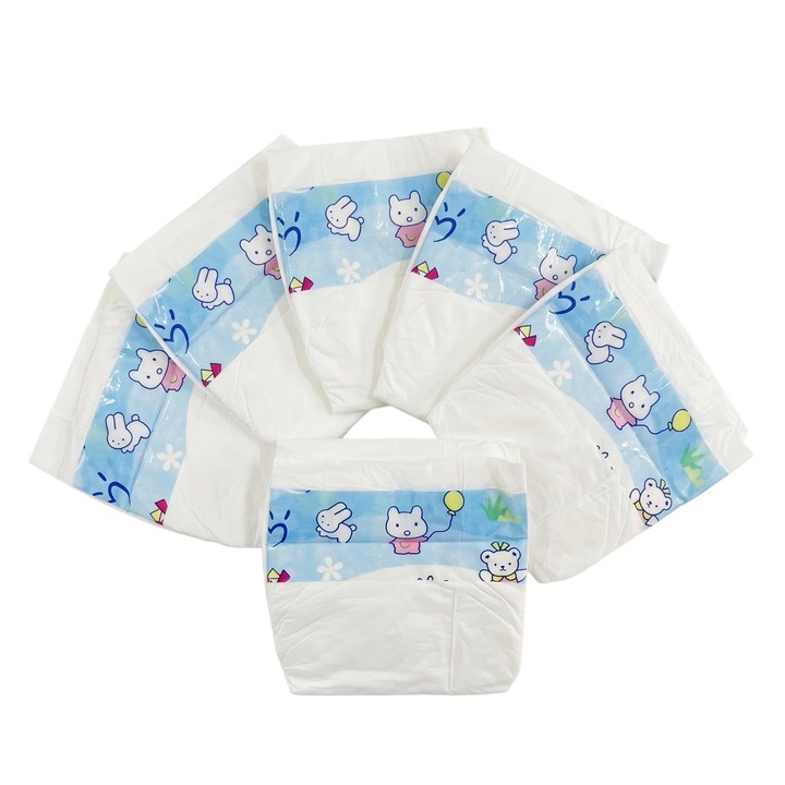 Papusa reborn scutece, bebelusi, accesorii, alba, Pachet de 6 bucati, KsiTig, 0, 2kg, pentru 17-24inch