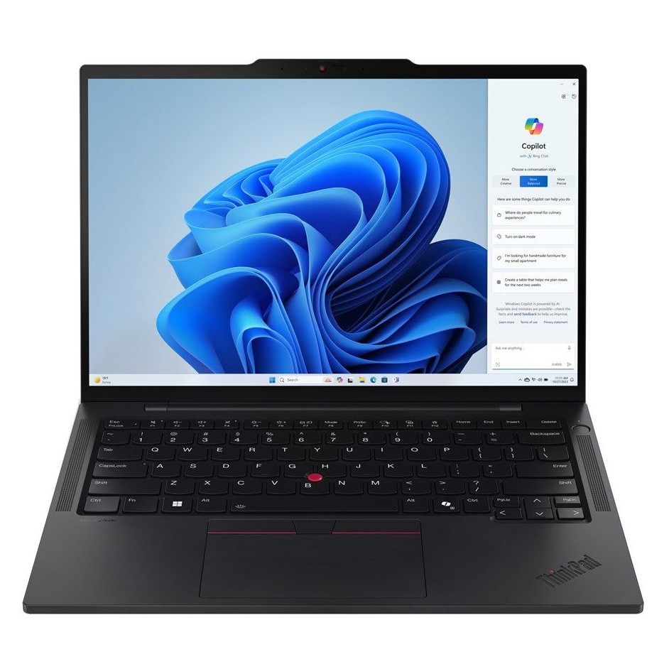 Laptop Lenovo ThinkPad T14s Gen 5 21LTS33200, 14 inch 1920 x 1200, Intel 135U 12 C / 18 T, 1.6 GHz - 4.4 GHz, 12 MB Intel® Smart Cache cache, 15 W, 16 GB LPDDR5X, 512 GB SSD, Intel Graphics, Windows 11 Pro