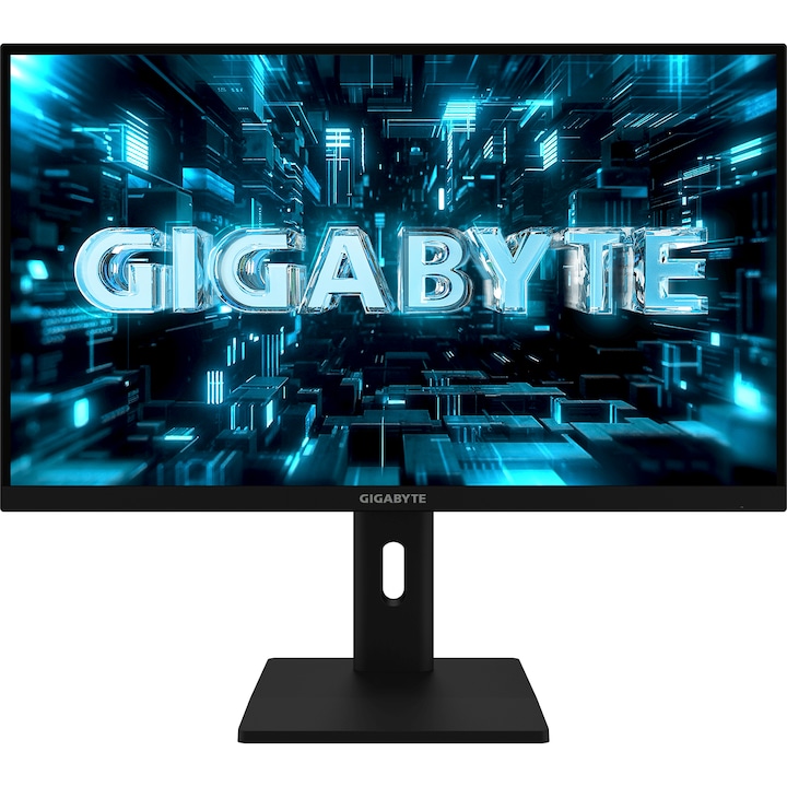 Monitor Gaming Gigabyte G27Q3, 27", QHD (2560×1440), SS IPS, 320Hz, 1ms (GTG), 98% DCI-P3, HDR400, FreeSync Premium, Flicker-Free, Low Blue Light, Black Equalizer, 2× HDMI 2.0, DP 1.4, Jack, Pivot, Height Adjust, Swivel, Tilt, VESA 100×100 mm, Black