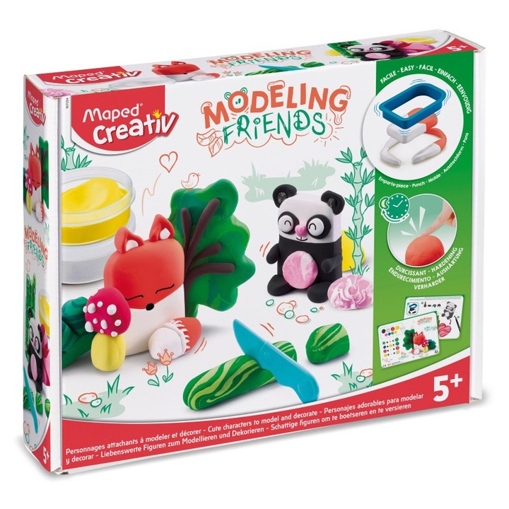 Set Maped Creativ Modeling Friends - Cute
