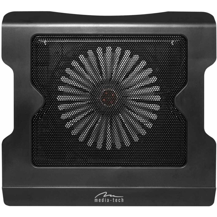 Media-Tech MT2656 notebook hűtőpad, 15.6", 16 cm-es ventillátor, USB