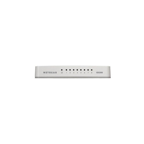 Switch NetGear GS208, 8 x 10/100/1000 Mbps
