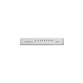 Switch NetGear GS208, 8 x 10/100/1000 Mbps Switch NetGear GS208, 8 x 10/100/1000 Mbps