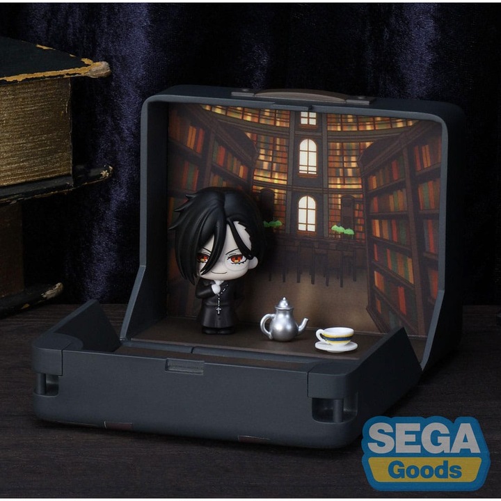 Figurina Black Butler: Boarding School Arc Petite World Memories Mini Figura Sebastian Michaelis (EX) 8 cm