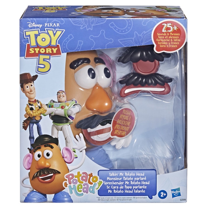 Фигурка Hasbro Господин Картофена Глава Говорещ, интерактивна, с подвижни аксесоари, многоцветна, 25 звука, за деца над 2 години
