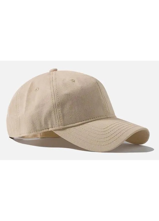Férfi sportsapka, 60-62cm méret, pamut, egyszínű