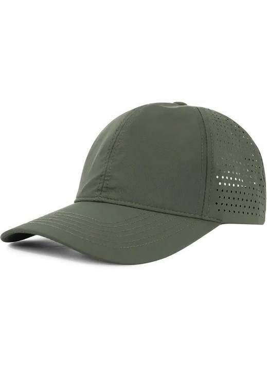 Női baseball sapka, hálós, állítható, gyorsan száradó, fekete, M-XL