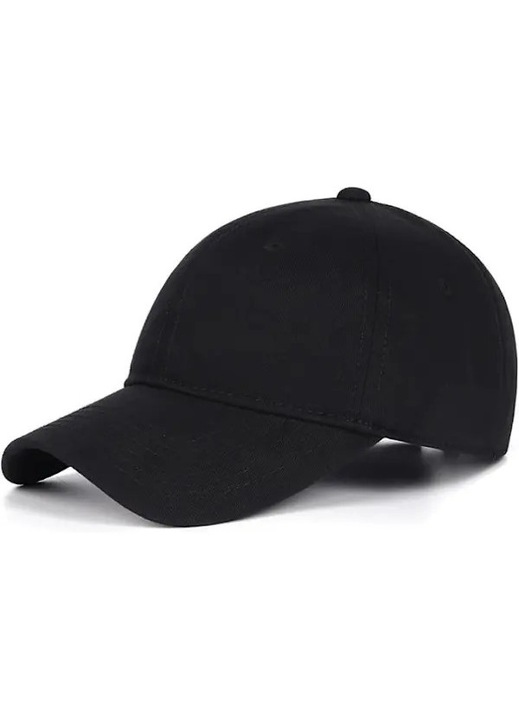 Férfi sportsapka, állítható, pamut, nagy méret, fehér