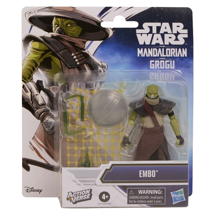Star Wars Mandalorian Si Grogu akciófigura szett Embo figurával és kiegészítőkkel