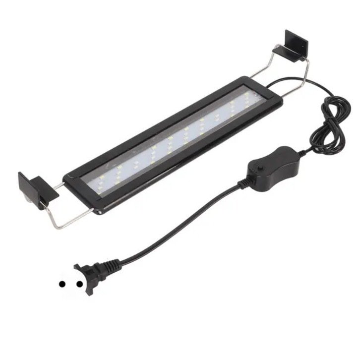 Lumina LED akváriumhoz, színváltós, szabályozható, átlátszó, 4 soros, kihúzható