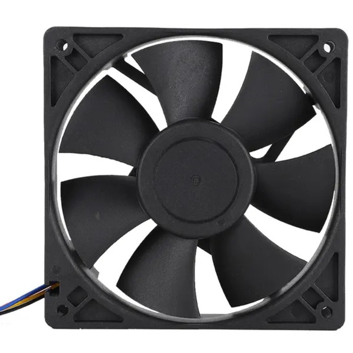 Ventilátor PC 120x120x25mm 12V 3000RPM 4 tűs műanyag