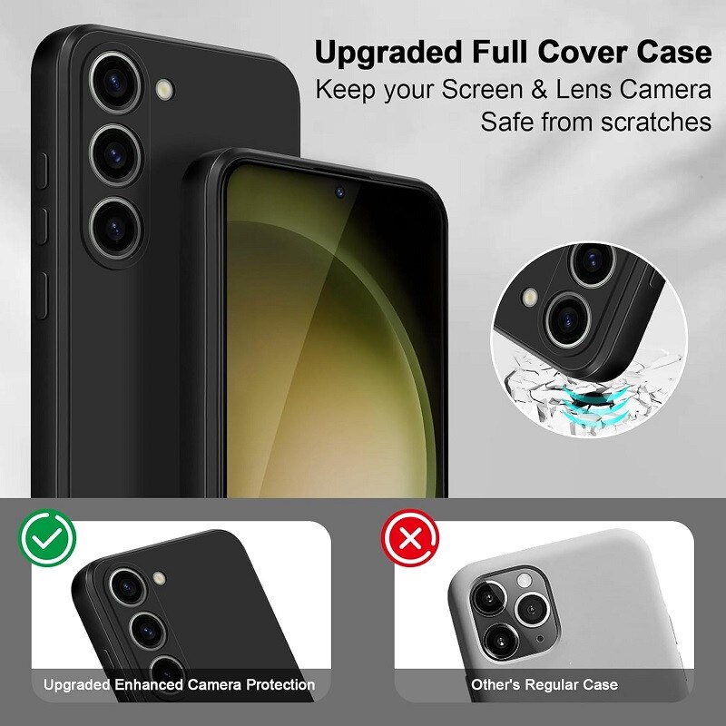 Husa pentru Samsung Galaxy A17 / Galaxy A18 TLXT® Silicon case, protectie militara, interior din microfibra-negru