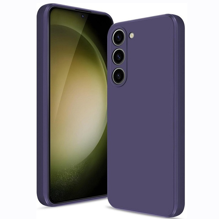 Husa pentru Samsung Galaxy A17 / Galaxy A18 TLXT® Silicon case, protectie militara, interior din microfibra-Violet inchis