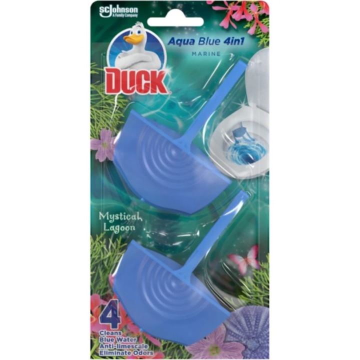 WC illatosító, Duck Anitra, 2 X 36 g Aqua Blue Mystical Lagoon