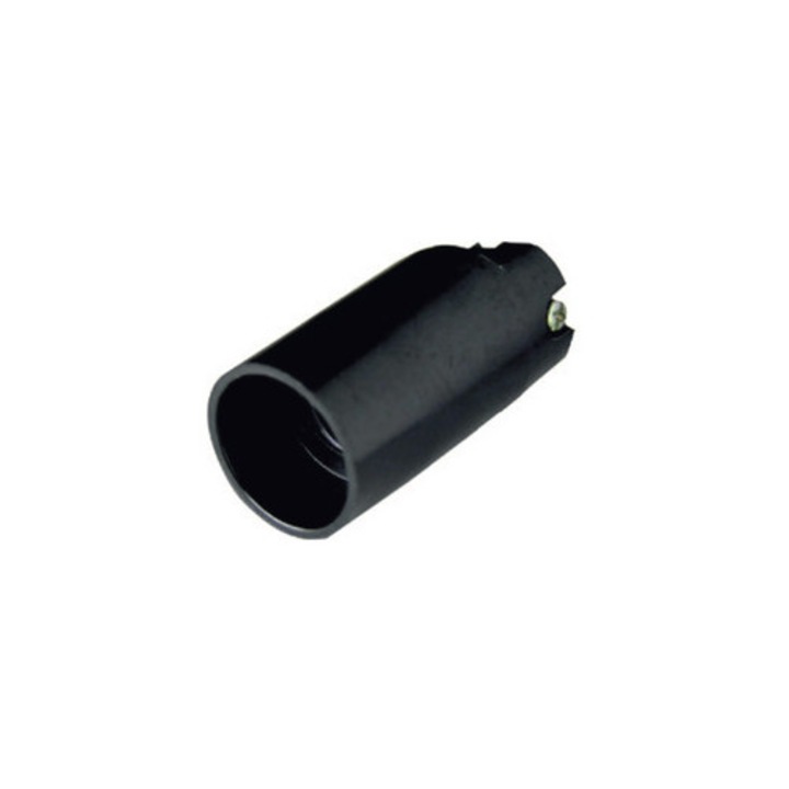 Dulie plastic Ebonita E14 culoare neagra