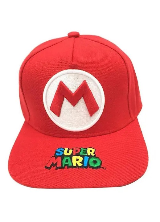 Hímzett Mario baseball sapka, hip hop, unisex, többszínű