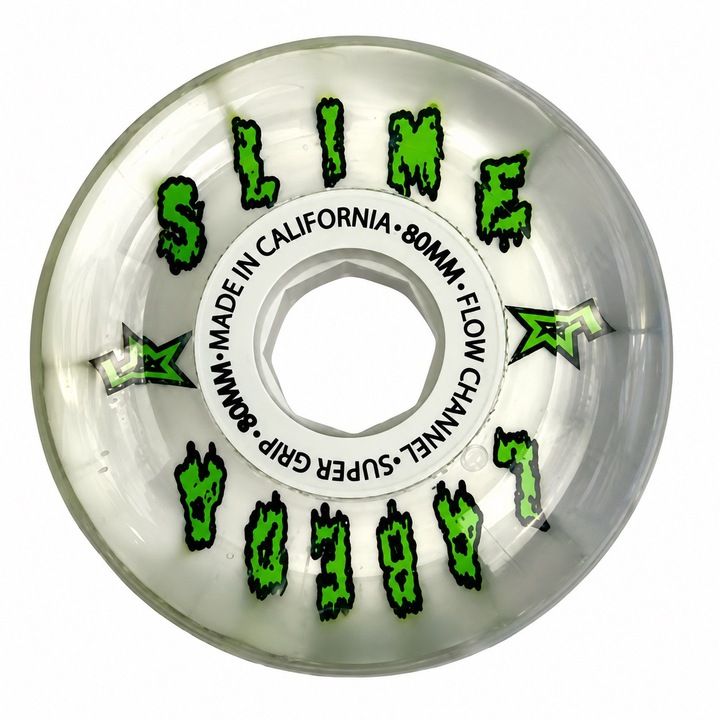 Labeda Slime X-Soft görkorcsolya kerék, fehér, 76mm