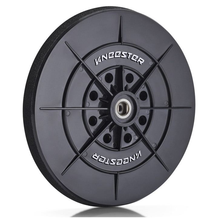 Kneester csiszolótárcsa 215mm tépőzáras rögzítéssel, 8 lyuk, fekete